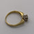 Diamond .15ct Solitaire Retro Shoulder Ring 18ct Yellow Gold - Size M