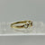 Clogau Diamond Hearts Cut Out Band Ring 9ct 9k Yellow Rose Gold - Size R