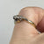 Antique Diamond Twist Platinum Set Ring 18ct 18k Yellow Gold - Size H