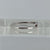 Diamond Wave Wishbone Style Ring 9ct 9k White Gold  - Size P