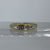 Diamond Two Tone Gold Channel Set Band Ring 10ct 10K Yellow Gold - Size O