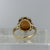 Cameo Open Shoulders Ring 9ct 9k Yellow Gold - Size M