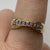 Diamond Half Eternity Ring 9ct 9k Yellow Gold  - Size N