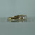 CZ Half Eternity Ring 9ct 9k Yellow Gold  - Size L