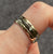 Two Tone Band Ring 9ct 9k Yellow Gold - Size S