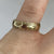 Engraved Trim Band Ring 9ct 9k Yellow Gold  - Size K