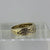 Diamond Celtic Style Weaved Band Ring 9ct 9k Yellow Gold - Size M