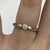 Diamond .20ct Solitaire Engagement Ring 18ct 18K White Gold - Size J