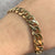 Curb Chain Bracelet 9ct 9k Yellow Gold - 8" Inches