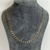 Square Curb Chain Necklace 4mm Wide 9ct 9k Yellow Gold - 19" Inches