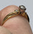 Diamond Trilogy Bypass Ring 18ct 18k Yellow Gold - Size S