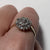 Diamond Cluster Tiered Ring 9ct 9k Yellow Gold - Size S 1/2