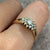 Diamond Cluster Ring 9ct 9k Yellow Gold - Size N