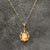 Cameo Pendant And Necklace 9ct 9k Yellow Gold 18" Inch