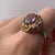 Amethyst Ornate Cocktail Ring 9ct Yellow Gold - Size R