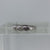 Diamond Illusion Set Twisted Band Ring 9ct 9k White Gold - Size L