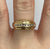 Diamond Channel Set Heart Cut Out Band Ring 18ct 18k Yellow Gold  - Size N