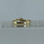 Diamond Solitaire Twist Ring 9ct 9k Yellow Gold - Size J 1/2