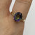 Mystic Topaz & Diamond Ring 9ct 9k Yellow Gold - Size P 1/2