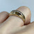 CZ 7 Stone Pave Set Band Ring 9ct 9k Yellow Gold - Size L