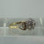 Diamond Cluster With Heart Shoulder Detail Ring 9ct 9k Yellow Gold - Size M