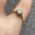 Diamond Illusion Solitaire Ring 18ct 18k Yellow Gold - Size O