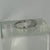 Diamond .10ct Twist Ring 9ct 9k White Gold  - Size R