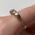 Diamond Five Stone High Set Ring 9ct 9k Yellow Gold - Size T