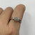 Diamond Cluster Crossover Ring 9ct 9k White Gold  - Size N