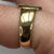 Buckle Band Ring 9ct 9k Yellow Gold - Size Q