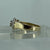 Diamond Illusion Cluster Ring 9ct 9k Yellow Gold  - Size M