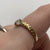 Diamond Cross Rope Design Ring 18ct 18k Yellow Gold - Size N 1/2