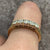 Diamond .15ct Five Stone Ring 9ct 9k Yellow Gold - Size Q 1/2