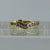 Diamond Wishbone Style Half Eternity Ring 18ct 18k Yellow Gold  - Size L