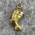 Ancient Egyptian Queen Nefertiti Head Pendant 18ct 18k Yellow Gold