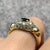 Sapphire & Diamond .50ct Cluster Ring 18ct 18k Yellow Gold - Size L