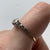 Antique Diamond Ornate Platinum Setting Ring 18ct 18k Yellow Gold - Size N