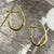 Hoop Earrings 18ct 18k Yellow Gold