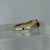 Retro Madeira Citrine East West Set Ring 9ct 9k Yellow Gold  - Size P