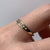 Light Yellow Lemon Topaz Channel Set Band Ring 9ct 9K Yellow Gold - Size O