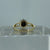 Diamond Illusion Set Cluster Split Shank Ring 9ct 9k Yellow Gold  - Size P