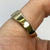 Diamond Signet Band Ring 9ct 9k Yellow Gold - Size Z+1