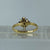 Diamond Daisy Flower Ring 18ct 18k Yellow Gold  - Size K