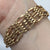 Heart Padlock Twist Gate Chain Bracelet 9ct 9k Yellow Gold - 7"