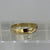 Diamond Twist Detail Band Ring 9ct 9k Yellow Gold - Size M