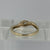 Diamond Crossover Twist Ring 9ct 9k Yellow Gold  - Size O