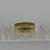 Engraved Pattern Band Ring 9ct 9k Yellow Gold - Size Q 1/2