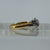 Antique Art Deco Diamond 5 Stone Platinum Ring 18ct 18k Yellow Gold - Size K