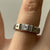 Diamond Five Stone Flush Set Band Ring 9ct 9K White Gold - Size L