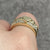 Diamond Claddagh Heart Band Ring 9ct 9k Yellow Gold - Size M 1/2